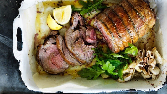 Cooked Suffolk Rolled Boneless Lamb Shoulder