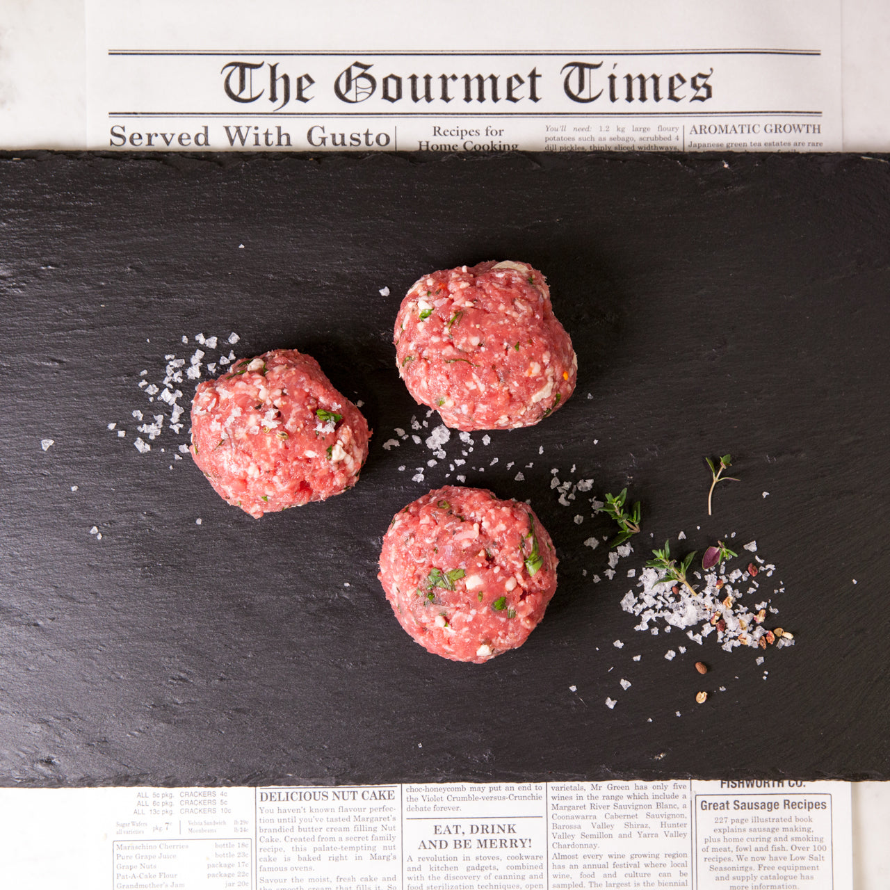 Greek Jewelled Lamb Rissoles